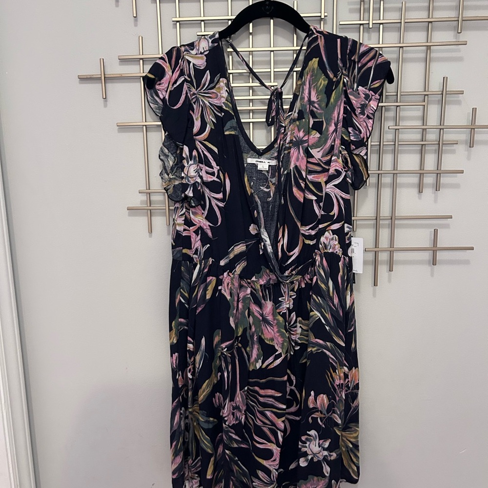 Floral Navy Dress